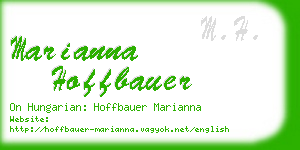 marianna hoffbauer business card